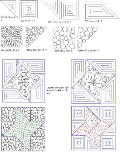 Shop | Category: Star Block Patterns | Product: Friendship star pattern set