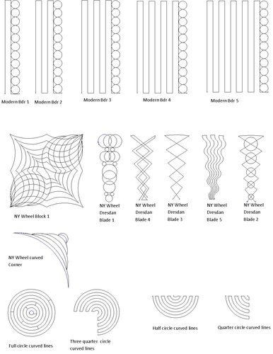 Shop | Category: Compass or Dreseden Patterns | Product: 3 New York ...