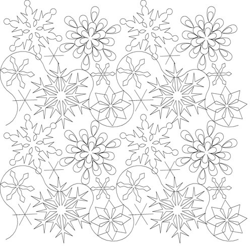 Shop | Category: Bread and butter E2E Patterns | Product: Snowflake ...