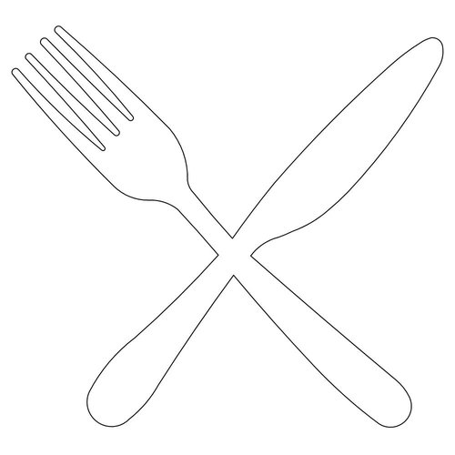 Shop | Category: Motiffs | Product: Utensils Motif